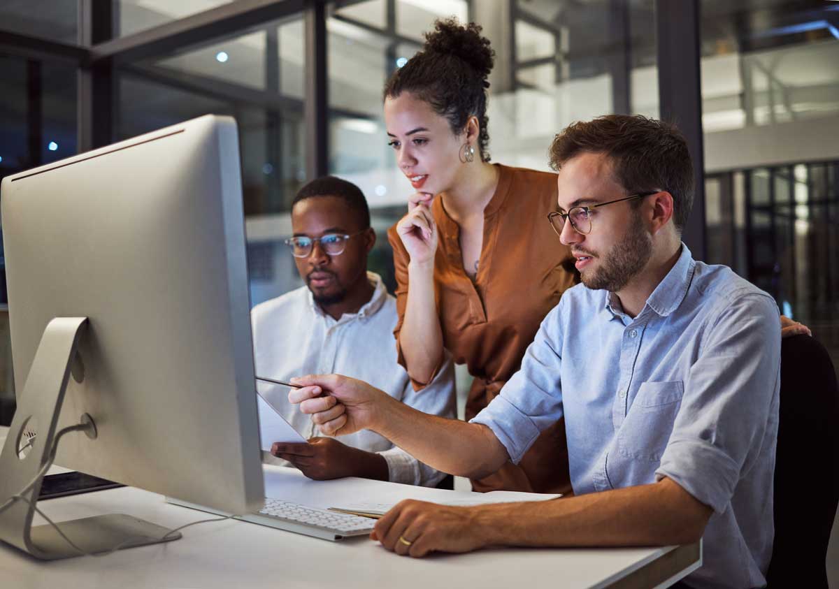 Design für einen Webseiten Onlineshop wird auf Basis von einem Projekt erstellt
